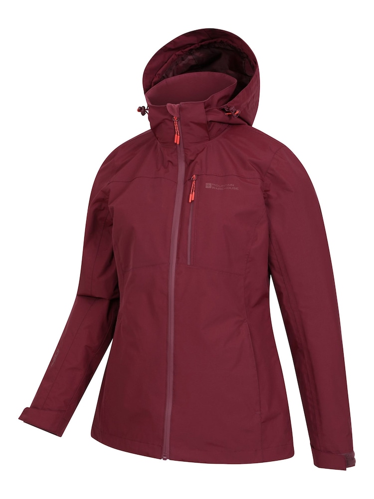Mountain Warehouse Red Rainforest II Extreme Womens Waterproof Jacket - Image 5 of 5