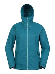 Mountain Warehouse Mid Blue Swerve Womens Packaway Waterproof Jacket - Image 1 of 5