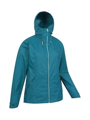 Mountain Warehouse Mid Blue Swerve Womens Packaway Waterproof Jacket - Image 3 of 5