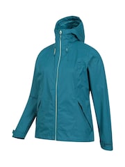 Mountain Warehouse Mid Blue Swerve Womens Packaway Waterproof Jacket - Image 4 of 5