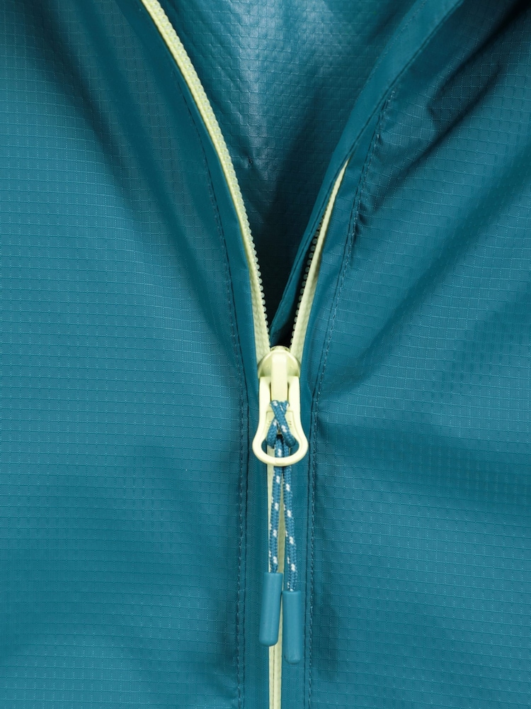 Mountain Warehouse Mid Blue Swerve Womens Packaway Waterproof Jacket - Image 5 of 5