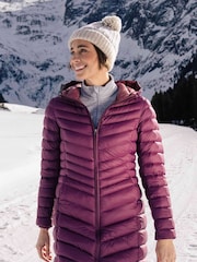 أرجواني - سترة مبطنة مضادة للماء Florence طراز نسائي من Mountain Warehouse - Image 1 of 6