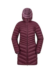 أرجواني - سترة مبطنة مضادة للماء Florence طراز نسائي من Mountain Warehouse - Image 2 of 6