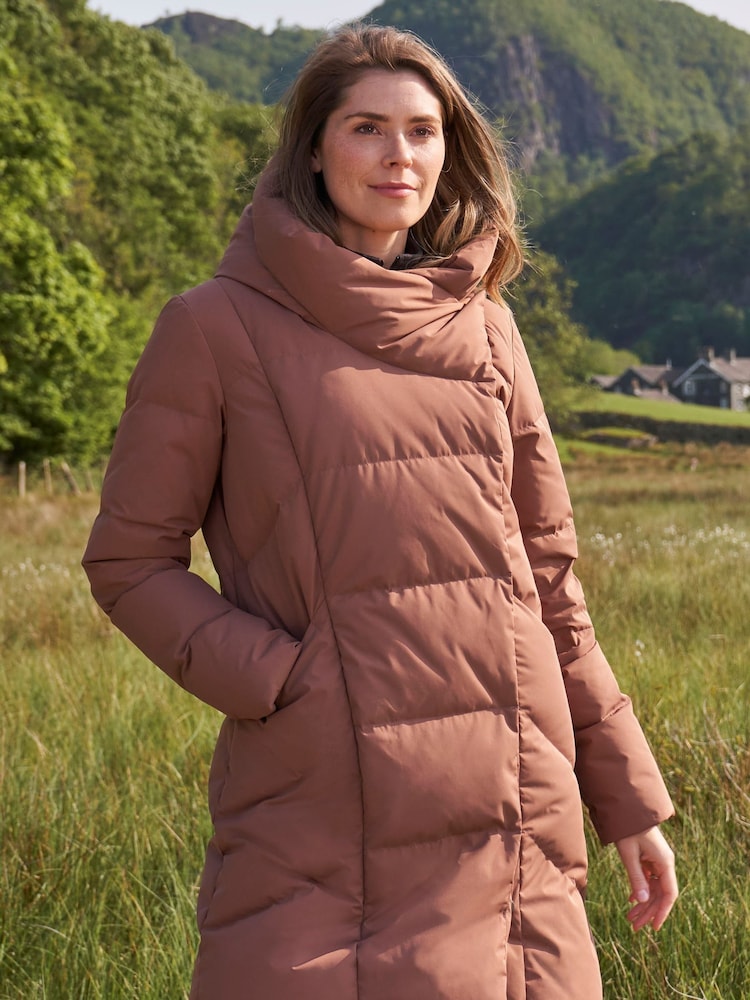 Mountain Warehouse Natural Womens Cosy Wrap II Extreme Water Resistant Down Jacket - Image 1 of 6