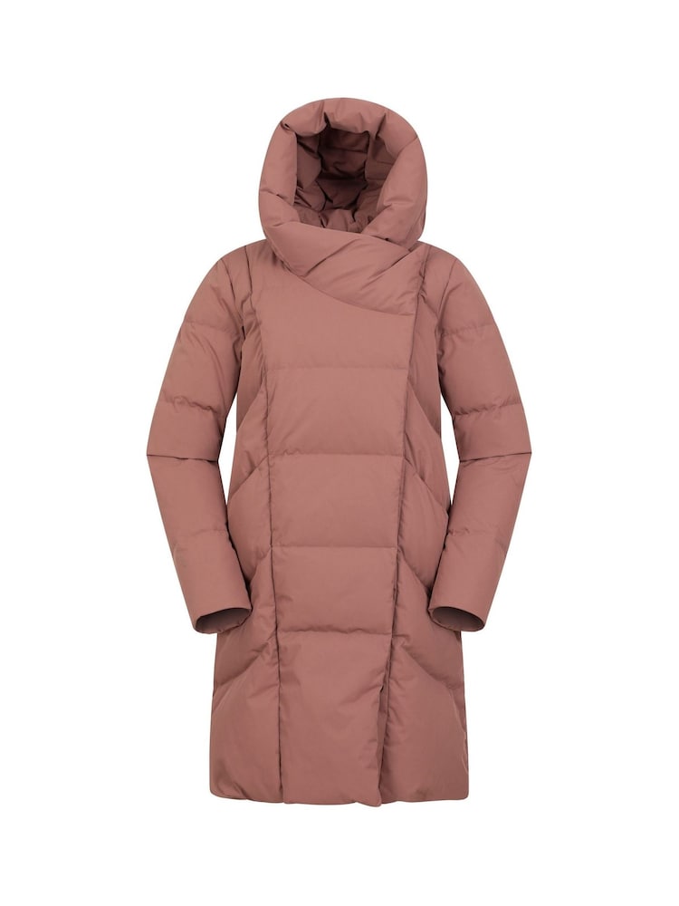 Mountain Warehouse Natural Womens Cosy Wrap II Extreme Water Resistant Down Jacket - Image 2 of 6