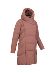 Mountain Warehouse Natural Womens Cosy Wrap II Extreme Water Resistant Down Jacket - Image 4 of 6