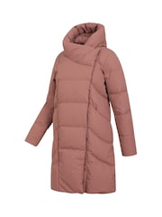 Mountain Warehouse Natural Womens Cosy Wrap II Extreme Water Resistant Down Jacket - Image 5 of 6
