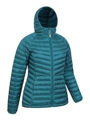 Mountain Warehouse Blue Womens Skyline Extreme Water Resistant Down Jacket - Image 2 of 5