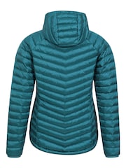 Mountain Warehouse Blue Womens Skyline Extreme Water Resistant Down Jacket - Image 3 of 5