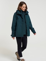 Mountain Warehouse Green Womens Fell II Water Resistant 3 In 1 Jacket - Image 2 of 4