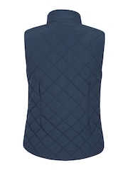 Mountain Warehouse Blue Womens Braila Water Resistant Quilted Padded Gilet - Image 5 of 8