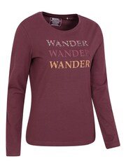 Mountain Warehouse Pink Womens Wander Printed T-Shirt - Image 5 of 8