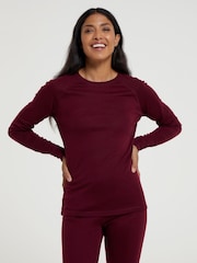 Mountain Warehouse Pink Talus Womens Round Neck Thermal Top - Image 1 of 3