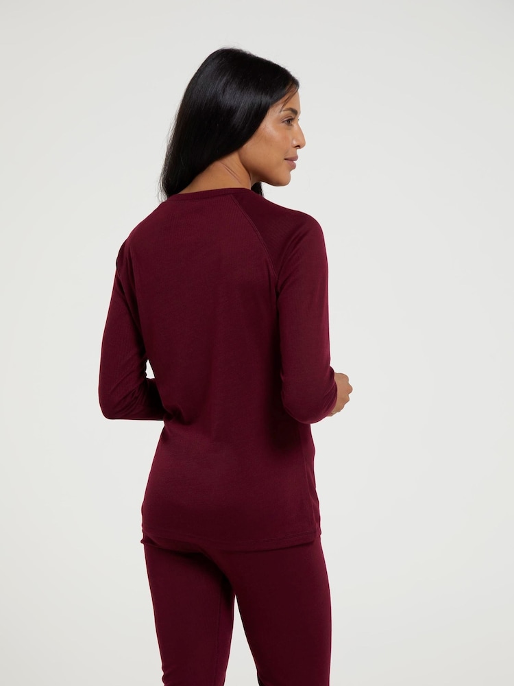 Mountain Warehouse Pink Talus Womens Round Neck Thermal Top - Image 2 of 3