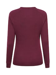 وردي - رداء علوي حراري برقبة مستديرة نسائي Talus من Mountain Warehouse - صورة 6 من 8