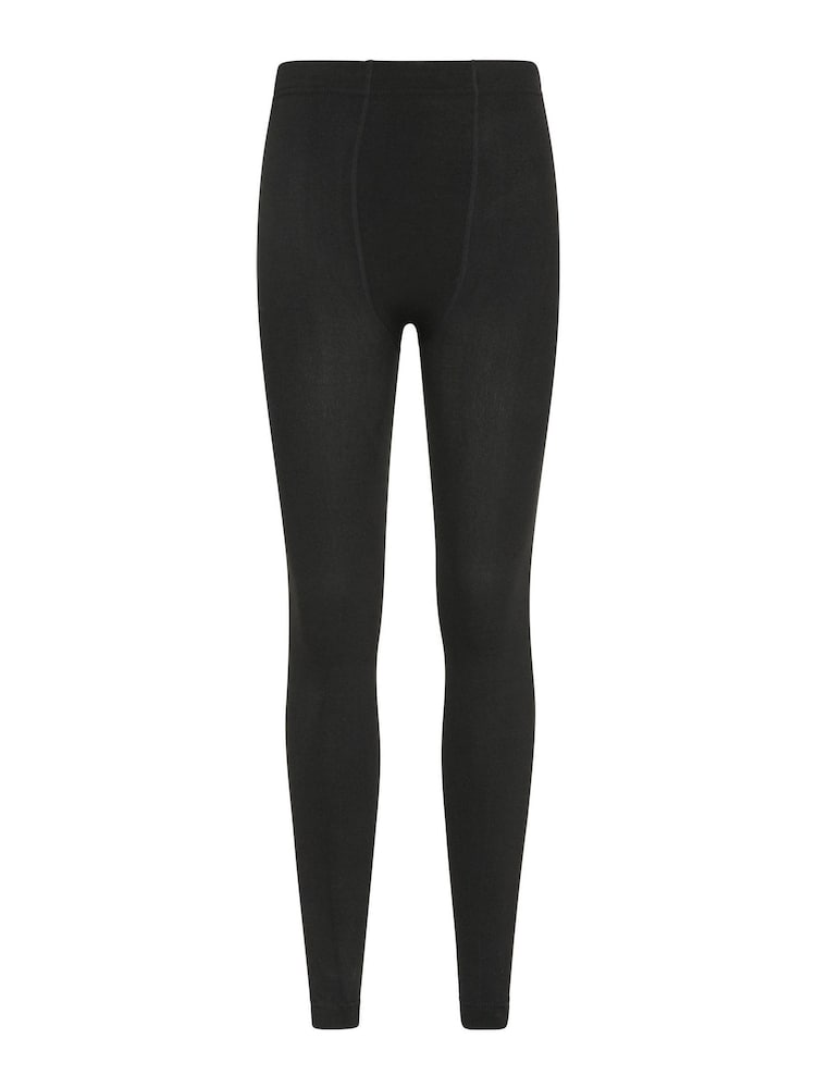 Mountain Warehouse Black Womens Fluffy Fleece Lined Thermal Leggings - Image 2 of 6