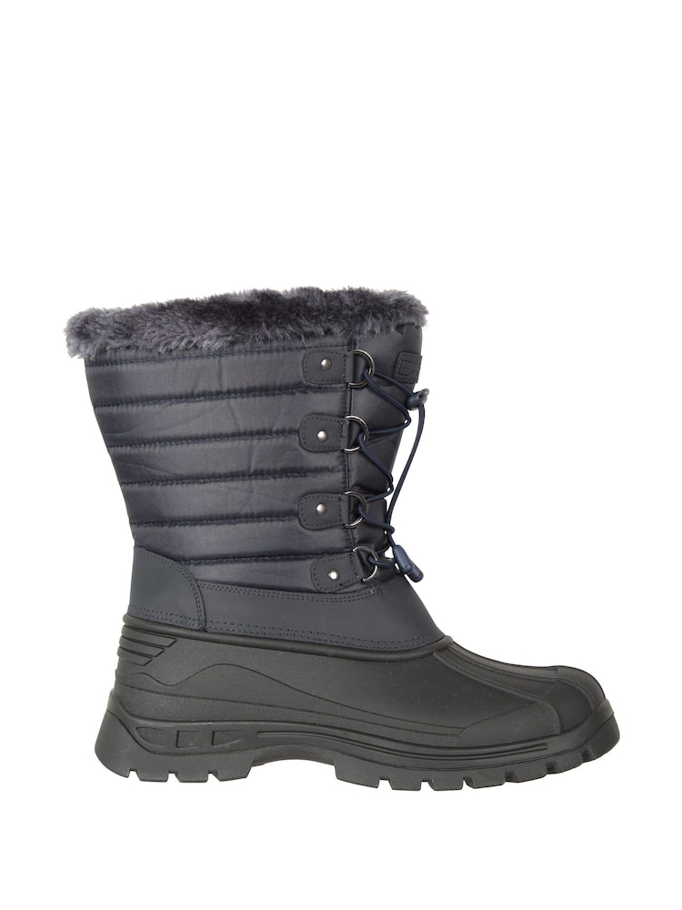 Azul - Mountain Warehouse Whistler Womens Sherpa Lined Adaptive Snow Boots - Imagen 1 de 5