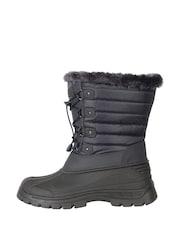 Azul - Mountain Warehouse Whistler Womens Sherpa Lined Adaptive Snow Boots - Imagen 2 de 5