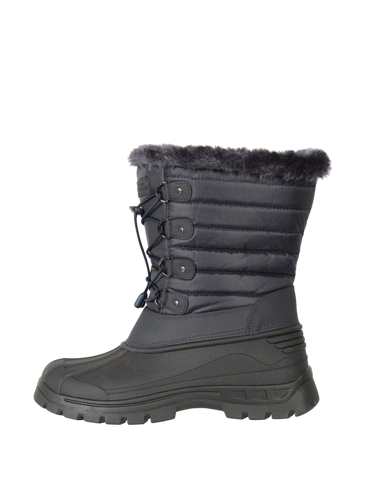 Blau - Mountain Warehouse Whistler Adaptive Schneestiefel für Damen mit Sherpa-Futter - Bild 2 von 5 Blau - Mountain Warehouse Whistler Adaptive Schneestiefel für Damen mit Sherpa-Futter - Bild 2 von 5