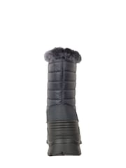 Azul - Mountain Warehouse Whistler Womens Sherpa Lined Adaptive Snow Boots - Imagen 4 de 5