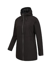 أسود فاتح - سترة مضادة للماء نسائية Hilltop Ii من Mountain Warehouse - صورة 8 من 8