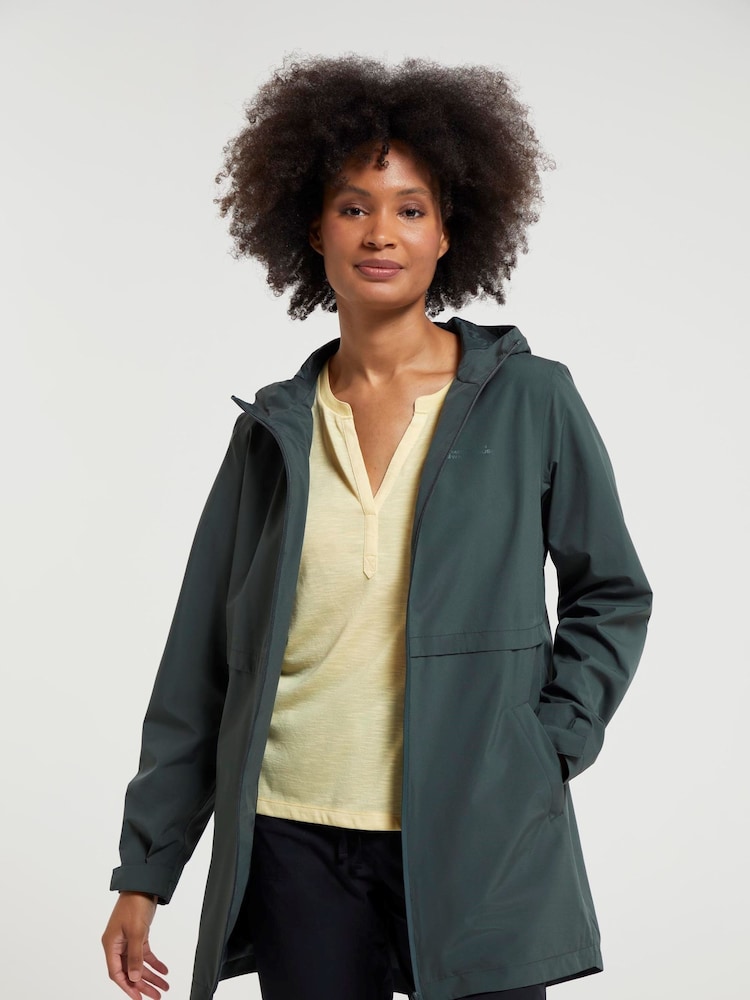 Green - Mountain Warehouse Womens Hilltop II Waterproof Jacket - Image 2 of 7 Green - Mountain Warehouse Womens Hilltop II Waterproof Jacket - Image 2 of 7