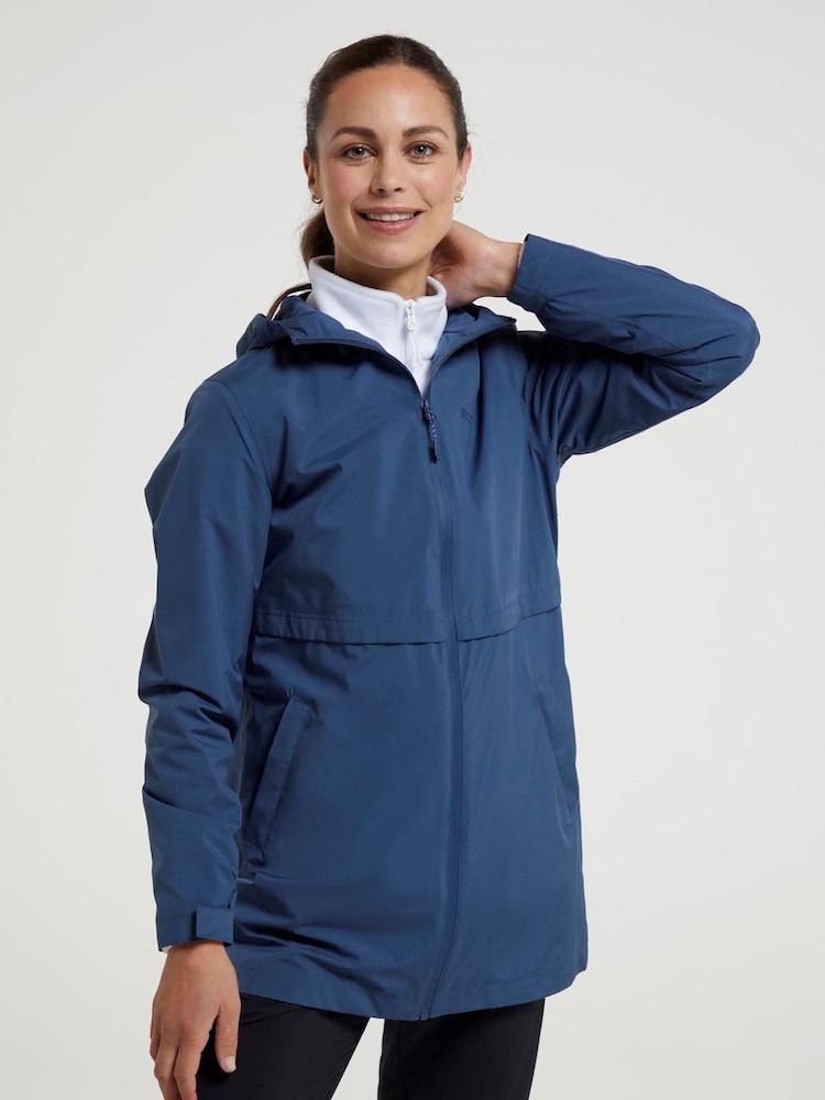 أزرق فاتح - سترة مضادة للماء نسائية Hilltop Ii من Mountain Warehouse - صورة 1 من 6