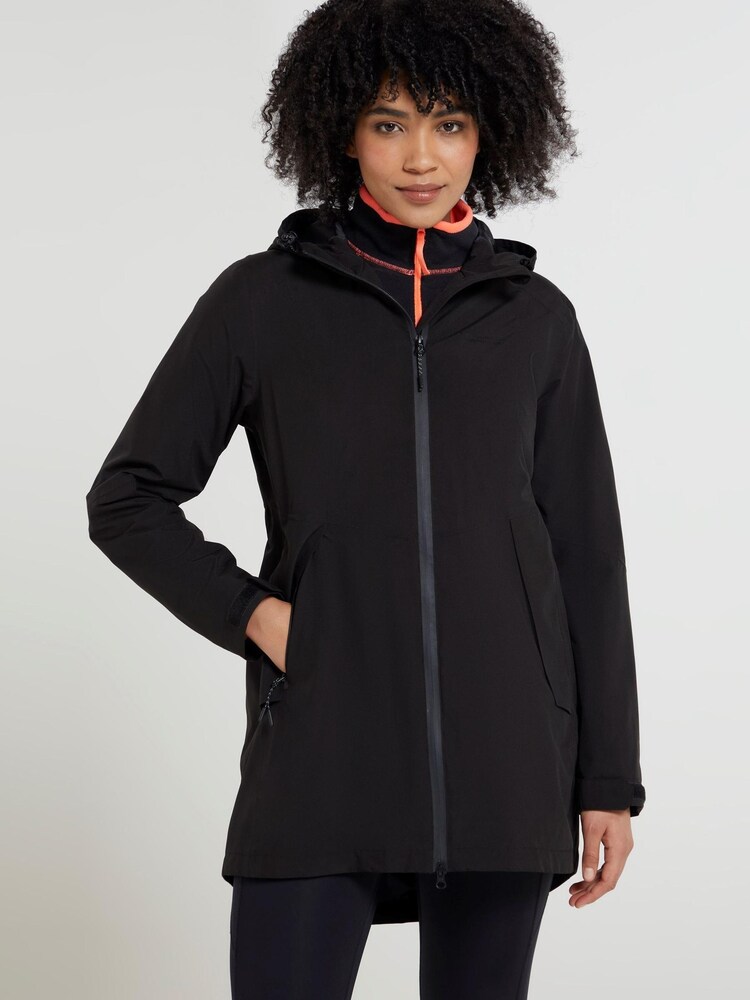 Mountain Warehouse Black Womens Hilltop II Waterproof Jacket - Image 4 of 5