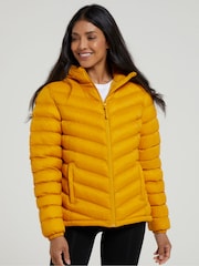 Mountain Warehouse Yellow Seasons Womens Water-Resistant Padded Jacket - Image 1 of 7