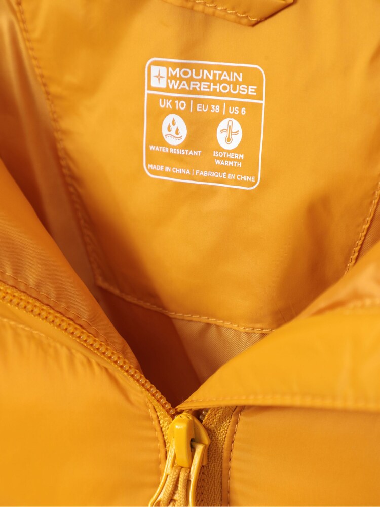Mountain Warehouse Yellow Seasons Water-Resistant Padded Jacket - Image 8 of 8