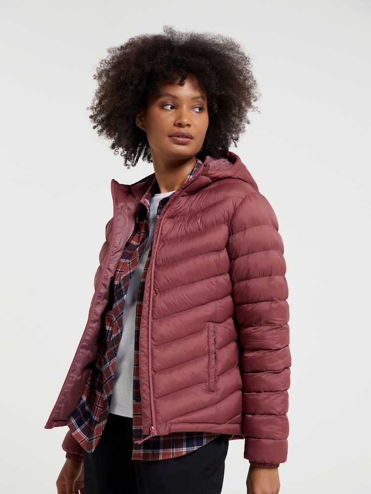 Mountain Warehouse Pink Seasons Womens Water-Resistant Padded Jacket - Image 4 of 9