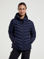 Mountain Warehouse Blue Seasons Womens Water-Resistant Padded Jacket - Image 1 of 10