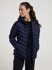 Mountain Warehouse Blue Seasons Womens Water-Resistant Padded Jacket - Image 4 of 10