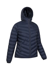 Mountain Warehouse Blue Seasons Womens Water-Resistant Padded Jacket - Image 6 of 10