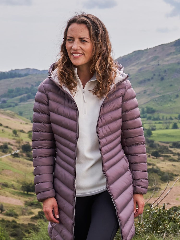 بني - سترة مبطنة مضادة للماء Florence طراز نسائي من Mountain Warehouse - Image 1 of 5