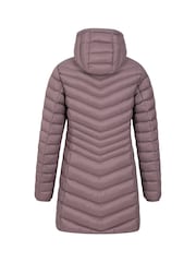 بني - سترة مبطنة مضادة للماء Florence طراز نسائي من Mountain Warehouse - Image 2 of 5