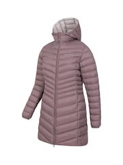 بني - سترة مبطنة مضادة للماء Florence طراز نسائي من Mountain Warehouse - Image 4 of 5