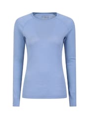 Mountain Warehouse Blue Womens Merino II Thermal Top - Image 1 of 5