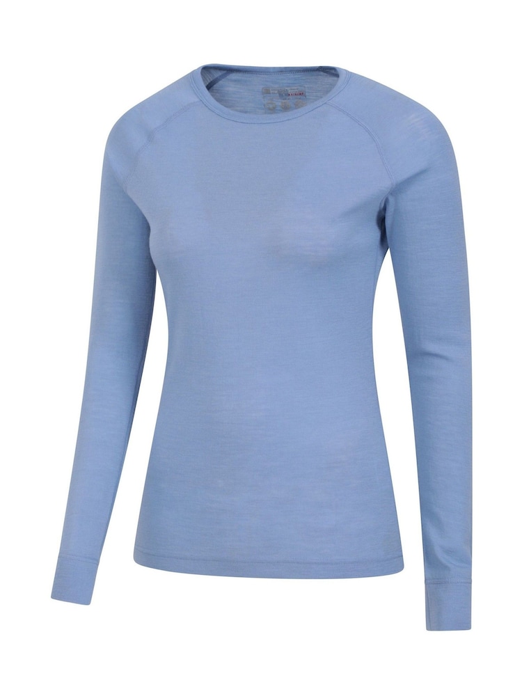 Mountain Warehouse Blue Womens Merino II Thermal Top - Image 3 of 5