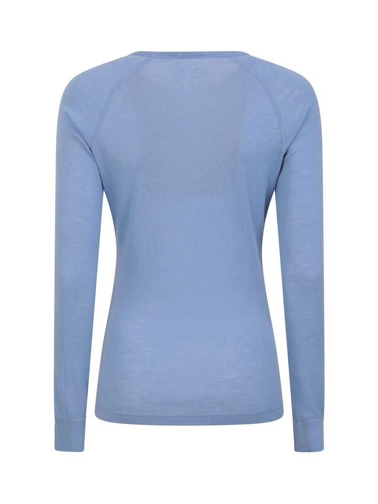 Mountain Warehouse Blue Womens Merino II Thermal Top - Image 4 of 5