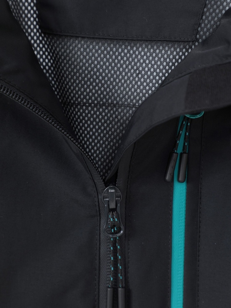 Mountain Warehouse Black Rainforest II Extreme Womens Waterproof Jacket - Image 6 of 6