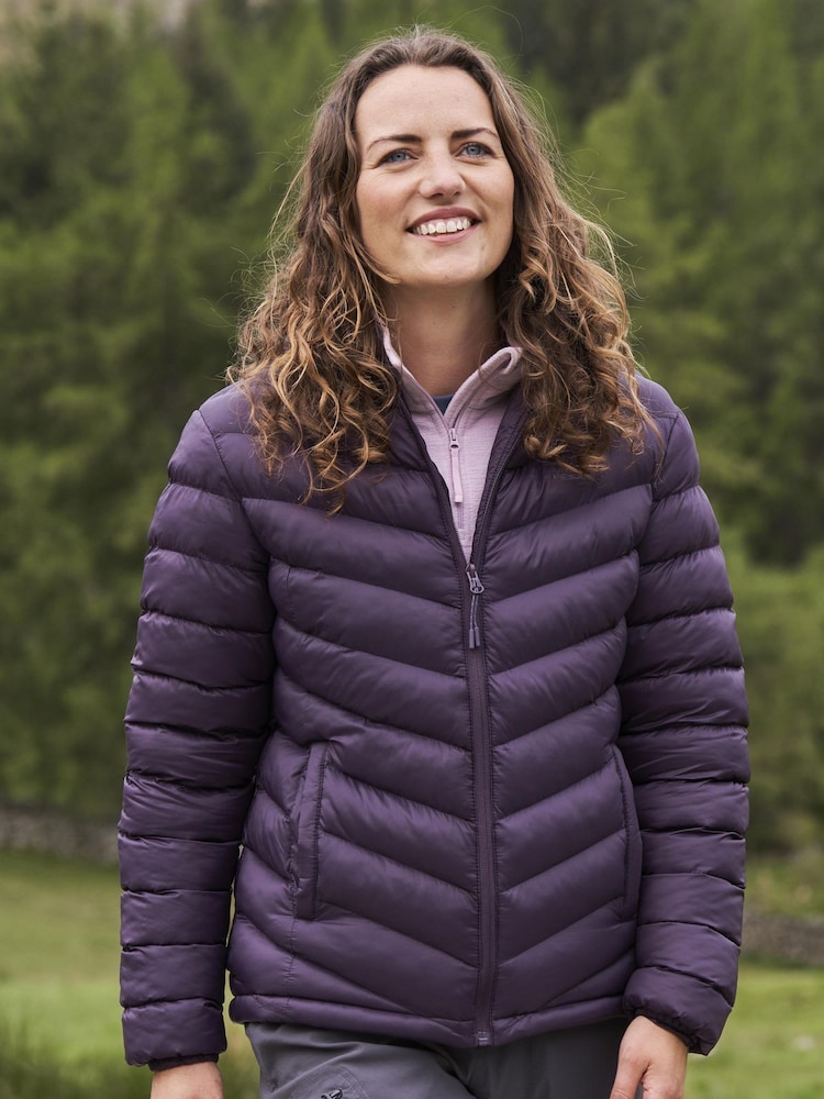 Mountain Warehouse Purple Seasons Womens Water Resistant Padded Jacket - Image 1 of 6