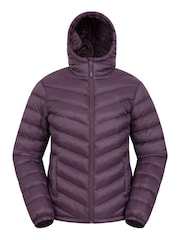 Mountain Warehouse Purple Seasons Womens Water Resistant Padded Jacket - Image 2 of 6