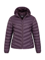 Mountain Warehouse Purple Seasons Womens Water Resistant Padded Jacket - Image 3 of 6