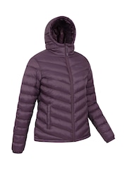 Mountain Warehouse Purple Seasons Womens Water Resistant Padded Jacket - Image 5 of 6