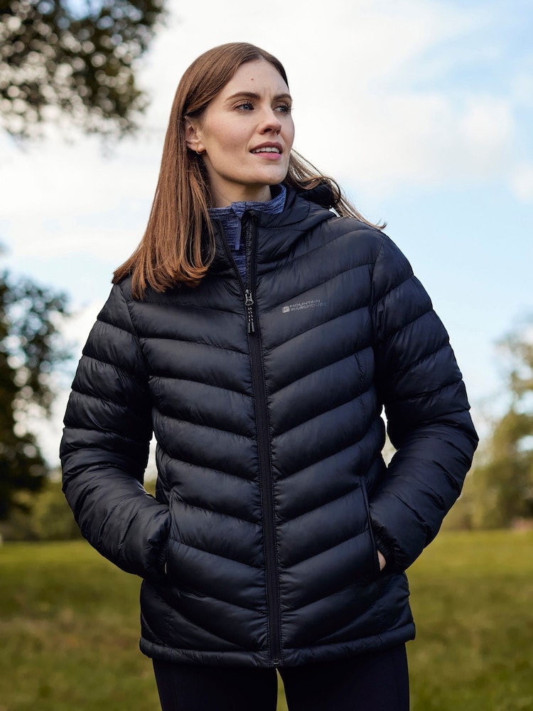 Mountain Warehouse Black Seasons Womens Water-Resistant Padded Jacket - Image 2 of 6