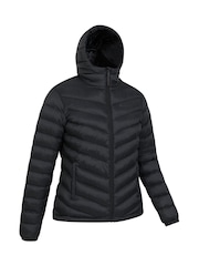 Mountain Warehouse Black Seasons Womens Water-Resistant Padded Jacket - Image 3 of 6