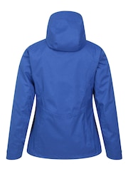 Mountain Warehouse Blue Womens Whirlwind Waterproof 3 In 1 Jacket - Image 6 of 8