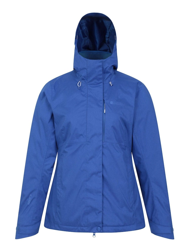 Mountain Warehouse Blue Womens Whirlwind Waterproof 3 In 1 Jacket - Image 8 of 8
