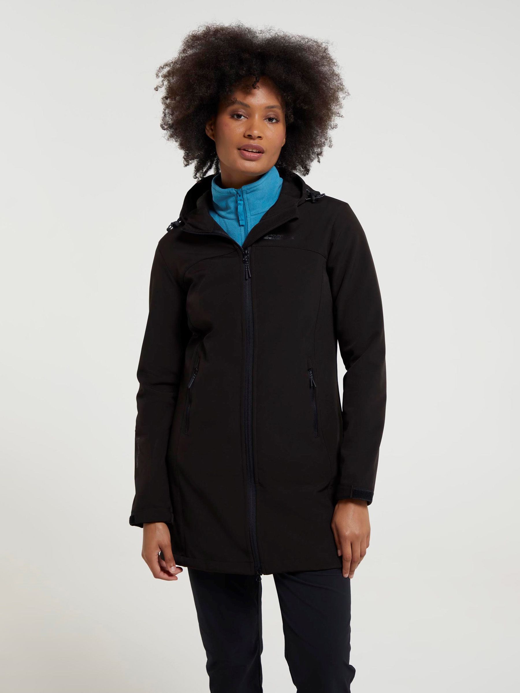 Mountain warehouse black coat 2025
